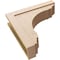Ekena Millwork 8"W x 32"D x 32"H Thin Warren Rough Cedar Woodgrain TimberThane Corbel, Primed Tan CORUR08X32X32WARRCPR - alternate 3